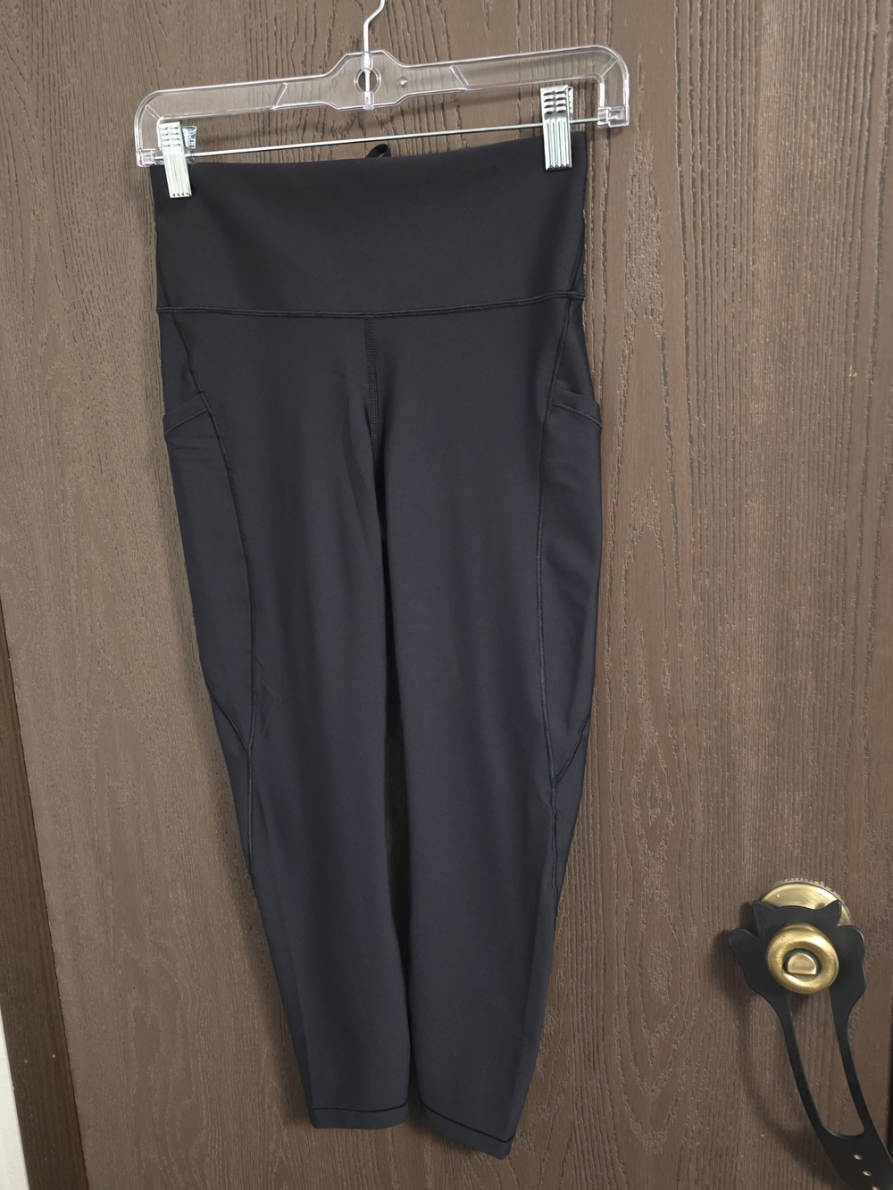 Athleta Black Capris with Side Pockets